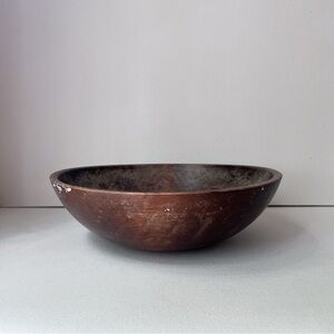 Large Primitive Wooden Bowl - sold